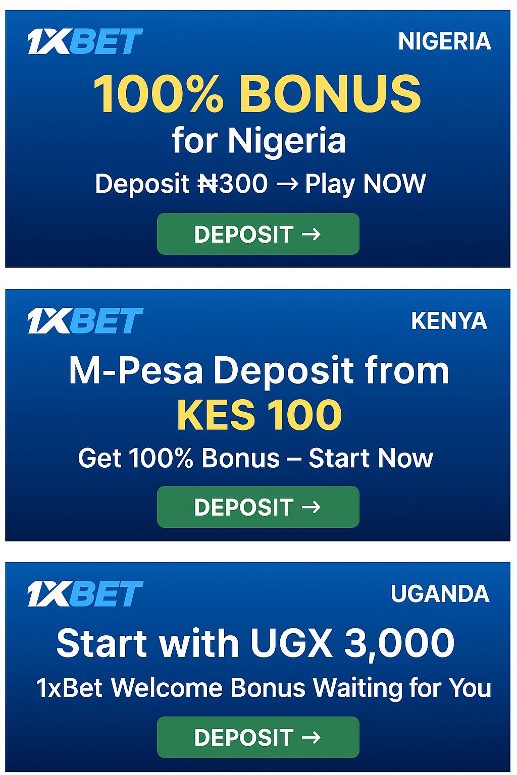 1xbet football bonus